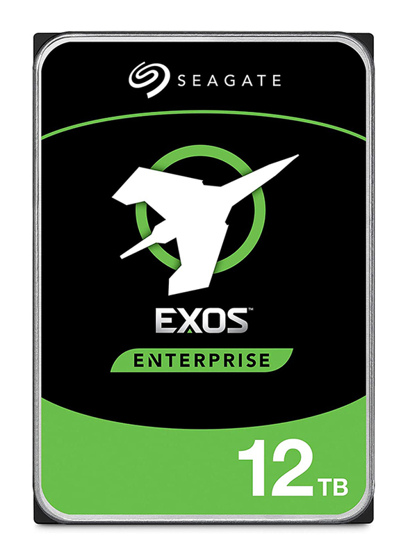 Seagate Exos X16 12TB SATA 6GB/s 512E 7200 RPM 256MB Cache 3.5-inch Internal Hard Drive, Black