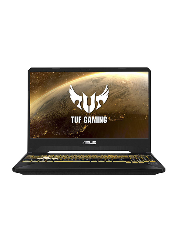 Asus TUF Gaming Laptop, 15.6 inch FHD Display, AMD Ryzen 7 3750H 2.3GHz, 512GB SSD, 16GB RAM, Nvidia GTX 1650 4GB Graphics, Backlit EN KB, Win 10, FX505DT, Gunmetal Black