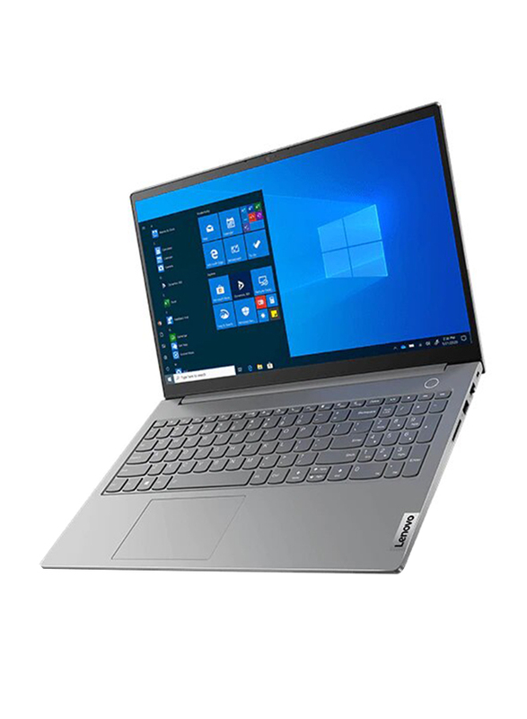 Lenovo Thinkbook 15 Gen 2 Laptop, 15.6-inch FHD Display, Intel Core i5-1135G7 11th Gen 2.4GHz, 1TB HDD, 8GB RAM, Intel Iris Xe Graphics, EN-KB with FP Reader, Dos, 20VE000KAK/20VE000KAX, Mineral Grey