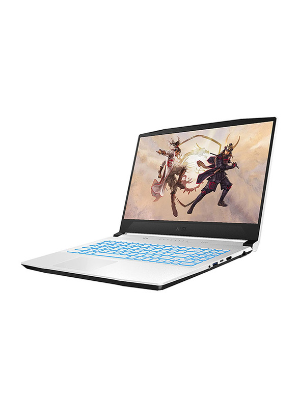 MSI Sword 15 A11UD-001 Gaming Laptop, 15.6 inch FHD 144Hz, Intel Core i7-11800H 2.4GHz 11th Gen, 512GB SSD, 8GB RAM, 4GB Nvidia RTX 3050Ti Graphics, Window 10 Home, White