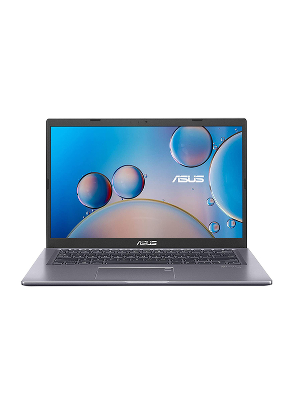 Asus VivoBook Laptop, 14-inch FHD Display, Intel Core i3-1005G1 10th Gen 1.20GHz, 1TB HDD, 4GB RAM, Intel UHD Graphics, EN-KB with Calculator Touch Pad, Window 10 Home, X415JA, Slate Grey/Silver