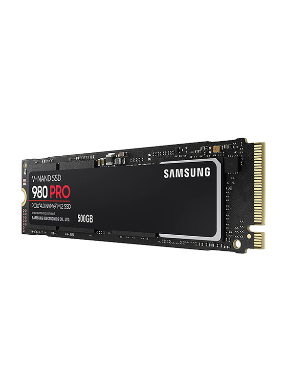Samsung 980 PRO 500GB PCle 4.0 NVMe M.2 Internal Solid State Drive, Black
