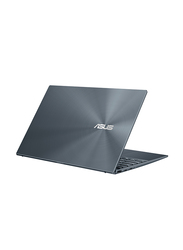 Asus ZenBook 14 Notebook Laptop, 14-inch FHD Display, Intel Core i5-1135G7 11th Gen 2.80GHz, 512GB SSD, 8GB RAM, Intel Iris Xe Graphics, EN-KB with LED Backlit, Window 10 Home, UX425EA, Grey
