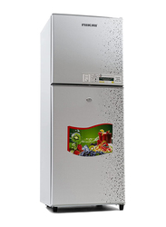 Nikai 320L Double Door Defrost Refrigerator, NRF320DN3M, Silver