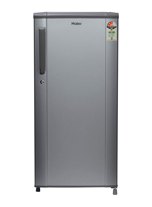 Haier 165L Single Door Refrigerator, HRD-190BS, Silver