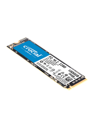 Crucial 1TB P2 3D NAND NVMe PCIe M.2 Internal SSD with Up to 2400 MB/s Reading Speed for PC/Laptop, CT1000P2SSD8, Multicolour