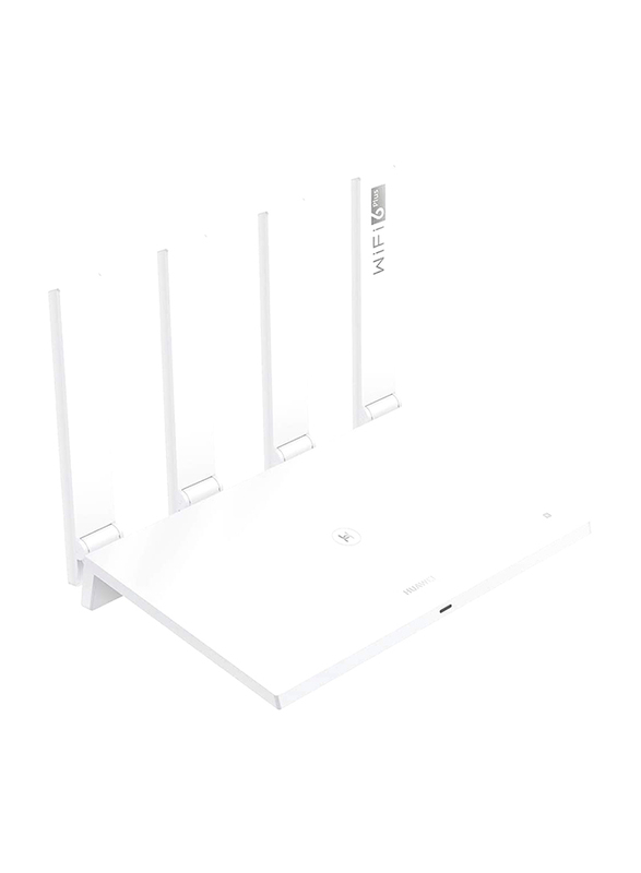 Huawei WS7200 AX3 Pro MU-MIMO Dual Band Gigabit Wireless Wi-Fi 6 Router, White