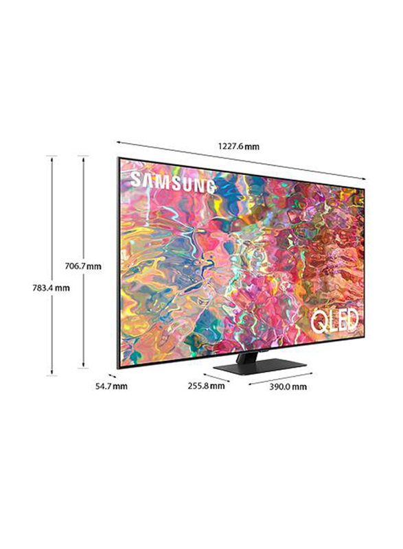 Samsung 55-Inch Series 8 4K QLED Smart TV, Q80B, Silver