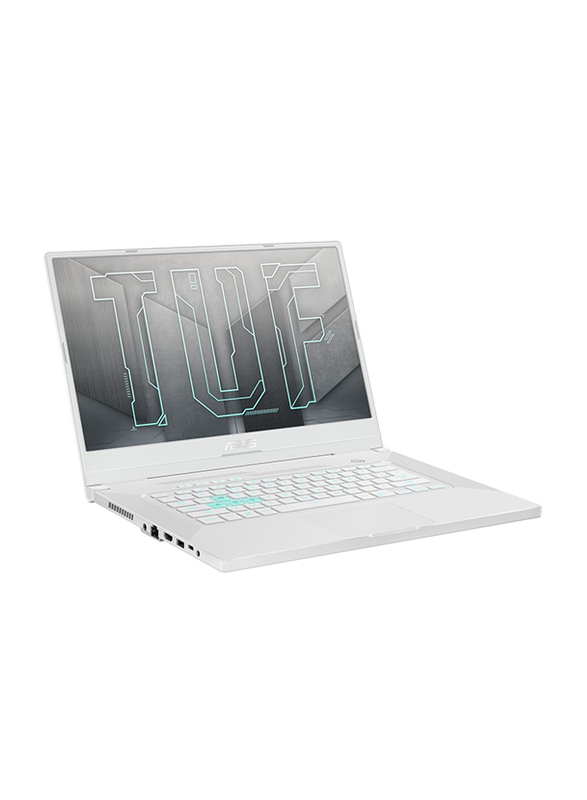 Asus TUF Dash FX516PC-HN005 Gaming Laptop, 15.6 inch FHD 144Hz, Intel Core i7-11370H 11th Gen, 512GB SSD, 16GB RAM, 4GB Nvidia RTX 3050 Graphics, FreeDOS, White