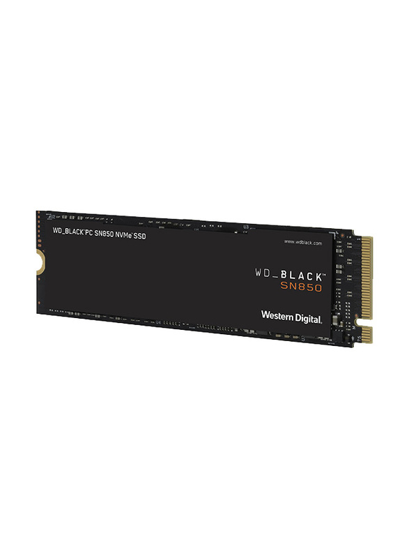 Western Digital WD_Black SN850 500GB SSD PCIe Gen4 Internal Solid State Drive without Heatsink for Gaming & Content Creators, WDBAPY5000ANC-WRSN, Black