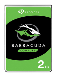 Seagate Barracuda 2TB SATA 6GB/s 5400 RPM 128MB Cache Guardian Notebook Internal Hard Drive, Black/Blue