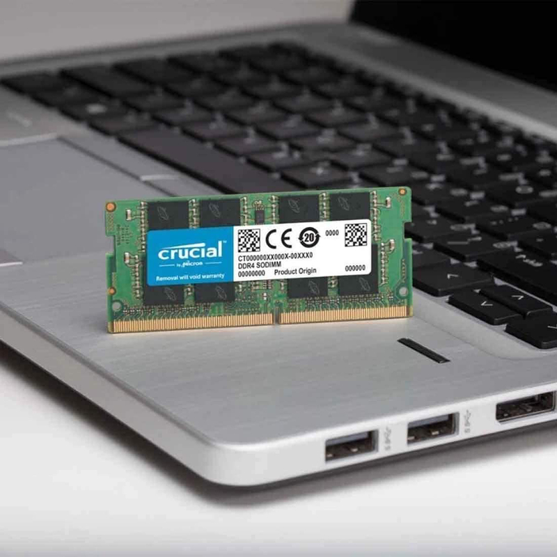 Crucial 4GB RAM CL19 2666MHz Basics DDR4 SODIMM Laptop Memory, CB4GS2666, Green