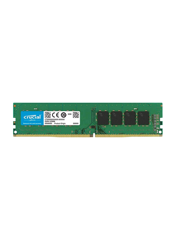 Crucial 16GB RAM 2666MHz Basics DDR4 Udimm Desktop Memory, CB16GU2666, Green