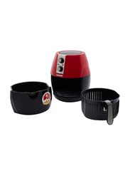 Nikai 7L Basket 8.5L Pot Air Fryer, 1600-1800W, NAF777A, Red/Black