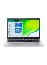 Acer Aspire 5 A515-56-36UT Laptop, 15.6 inch FHD Display, Intel Core i3-1115G4 11th Gen 3GHz, 128GB SSD, 4GB RAM, Intel Iris Xe Graphics, EN KB, Win 10, Free Upgd. to Win 11, Pure Silver