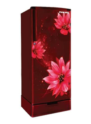 Nikai 225L Single Door Refrigerator, NRF225BSIND, Floral Finish