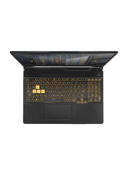 Asus TUF 506HEB-HN185 Gaming Laptop, 15.6 inch FHD 144Hz, Intel Core i7-11800H 11th Gen, 512GB SSD, 16GB RAM, 4GB Nvidia RTX 3050Ti Graphics, FreeDOS, Black