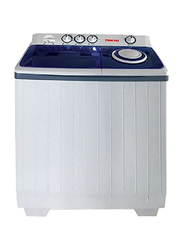Nikai 11Kg Twin Tub Top Load Semi Automatic Washing Machine, NWM1101SPN8M, White
