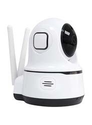 Crony NIP-26 Wi-Fi Home Smart Surveillance Camera, 1080p, White