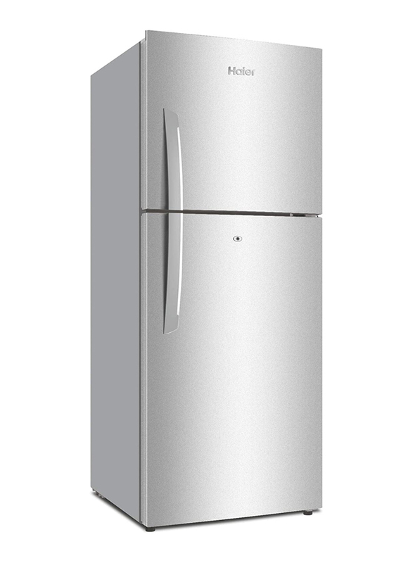 Haier 380L Double Door Refrigerator, HRF-380SS, Silver