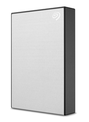 Seagate 5TB HDD Backup Plus Slim External Portable Hard Drive, USB 3.0, Silver