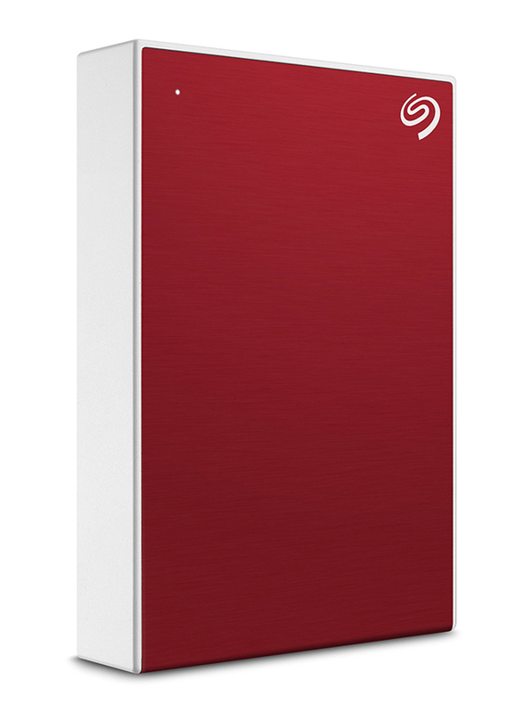 Seagate 5TB HDD One Touch External Portable Hard Drive, USB 3.2, Red