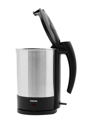 Nikai 1.7L Electric Kettle, 2000W, NK662N, Silver/Black