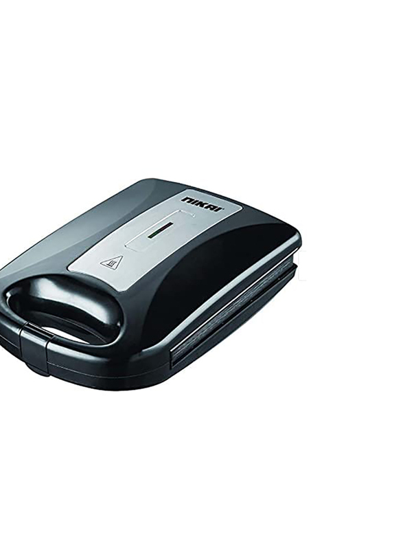 Nikai Portable Non-stick Toaster, 1100W, NGT928A1, Black/Silver