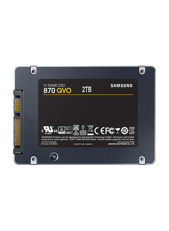 Samsung 870 QVO 2TB SATA III 2.5-inch Internal Solid State Drive, Grey