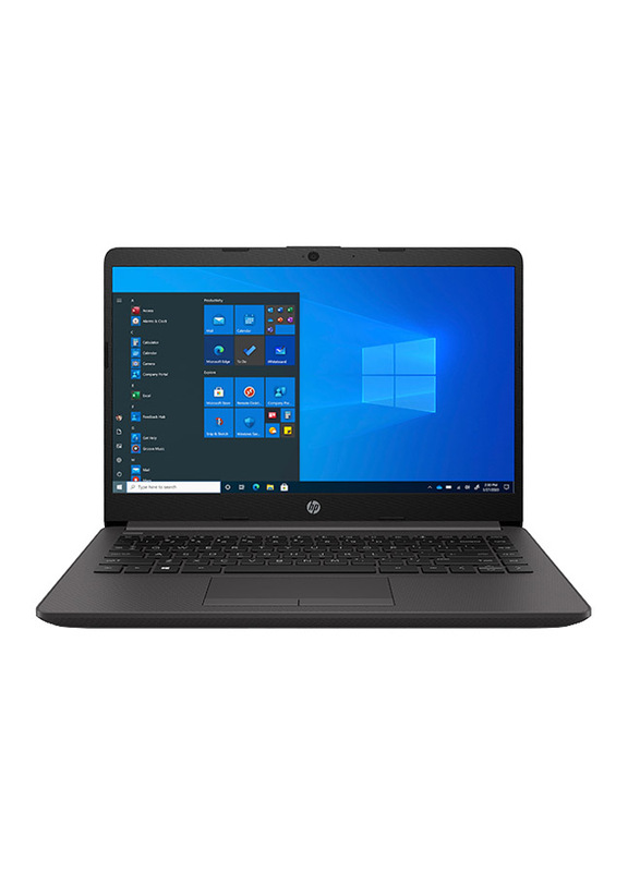 HP 240 G8 Notebook Laptop, 14-inch FHD Display, Intel Core i3-1005G1 10th Gen 1.20GHz, 256GB SSD, 8GB RAM, Intel UHD Graphics, EN-KB with LED Backlit, Dos, 202Z7EA, Dark Ash Silver