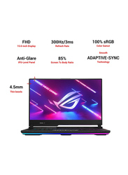 Asus Rog Strix G533QS Gaming Laptop, 15.6 inch FHD, AMD Ryzen 9 5900HX 3.2GHz, 1TB SSD, 32GB RAM, Nvidia RTX 3080 16GB, FreeDOS, Black