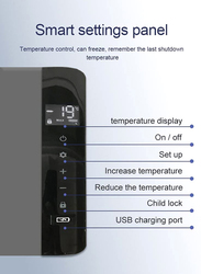 Crony 22L Car Refrigerator, C22, Grey