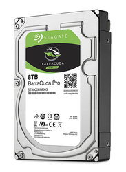 Seagate Barracuda Pro 8TB SATA 7200 RPM Internal Hard Drive, Silver