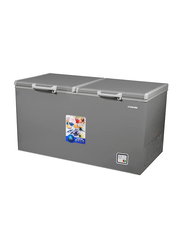 Nikai 700L Double Door Chest Freezer, NCF700N7DDS, Silver