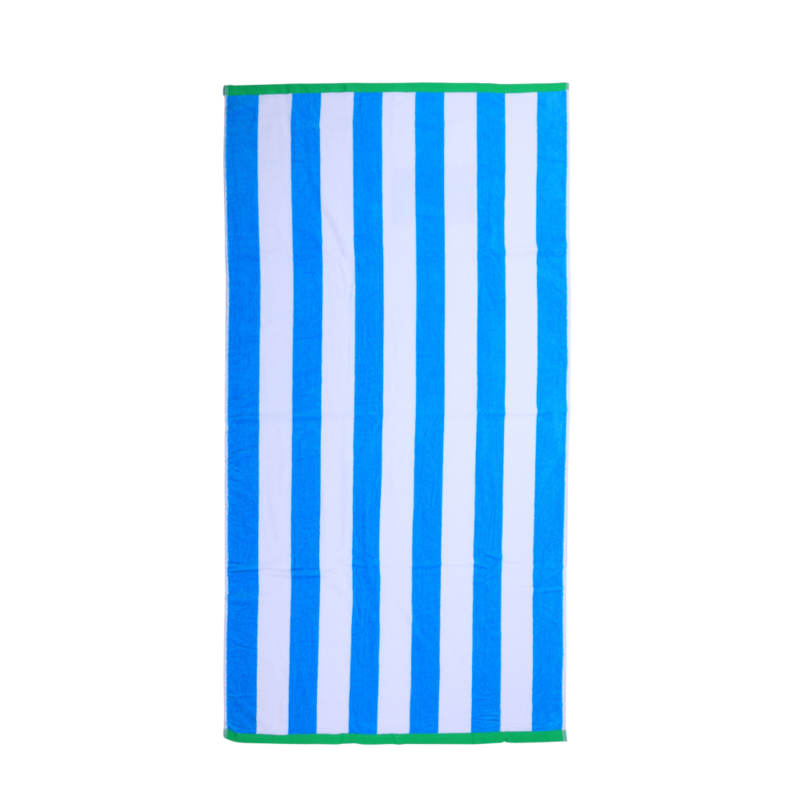 BYFT Jacquard Beach Towel 86 x 162 Cm 390 Gsm Cool Stripe Yarn Dyed, Cotton Set of 1