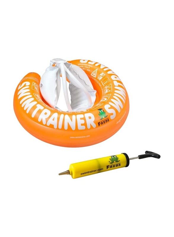 

Freds Swim Academy Swim Trainer Classic Ring with Hand Pump, Orange