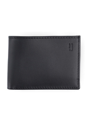 Jafferjees Bangkok Genuine Leather Bi-fold Wallets for Men, Black