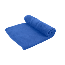 BYFT Home Castle (Blue) Premium Bath Sheet  (90 x 180 Cm - Set of 1) 100% Cotton Highly Absorbent, High Quality Bath linen with Diamond Dobby 550 Gsm