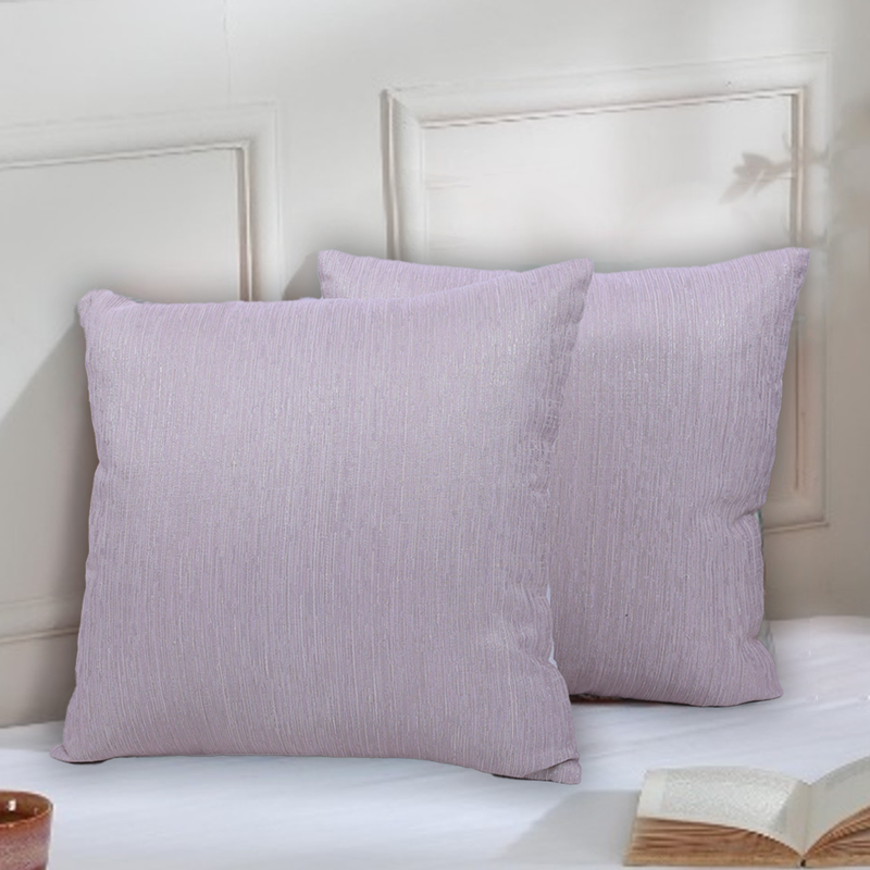 BYFT Satin Blush Pink Blush 16 x 16 Inch Decorative Cushion Cover Set of 2