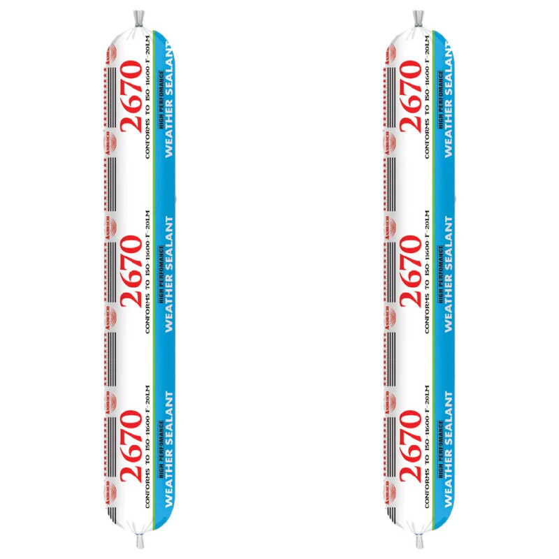

Asmaco 2670 Silicone Sealant - White - 600 Ml - Set of 02