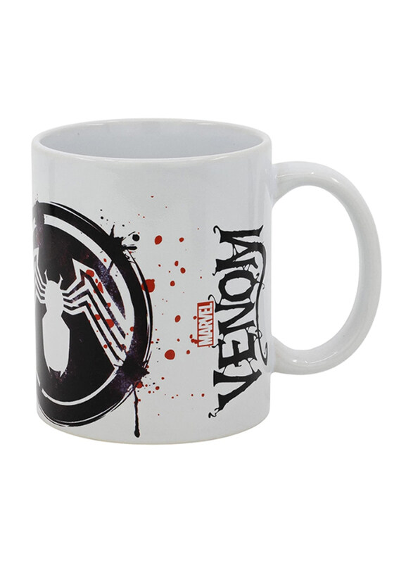 

Disney 325ml Venom Printed Ceramic Mug, Multicolour