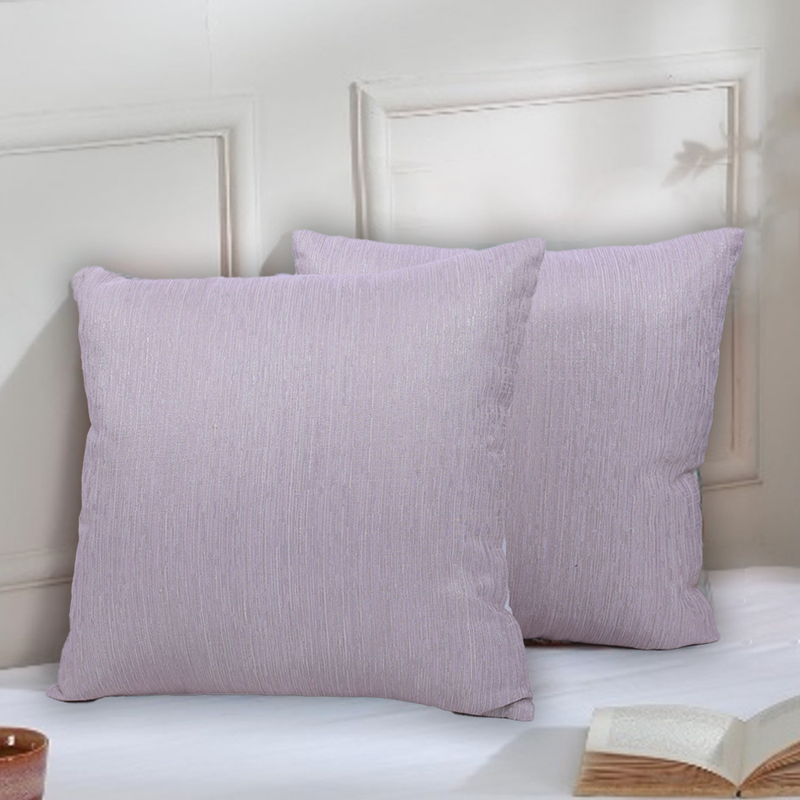 BYFT Satin Blush Pink Blush 16 x 16 Inch Decorative Cushion & Cushion Cover Set of 2