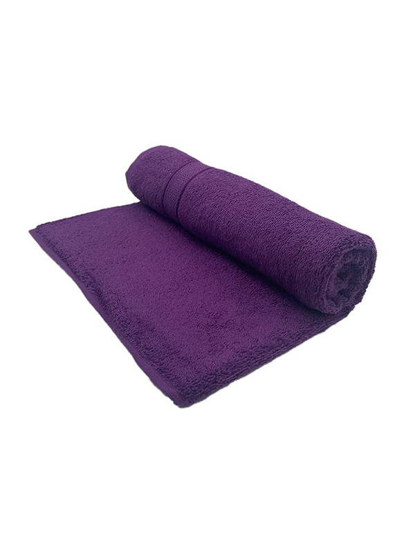 BYFT Daffodil 100% Cotton Bath Towel, 70 x 140cm, Purple