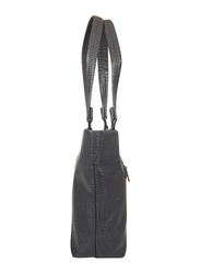 Mounthood Neith Leather Hand/Shoulder Bag for Women, Grey