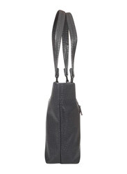 Mounthood Neith Leather Hand/Shoulder Bag for Women, Grey