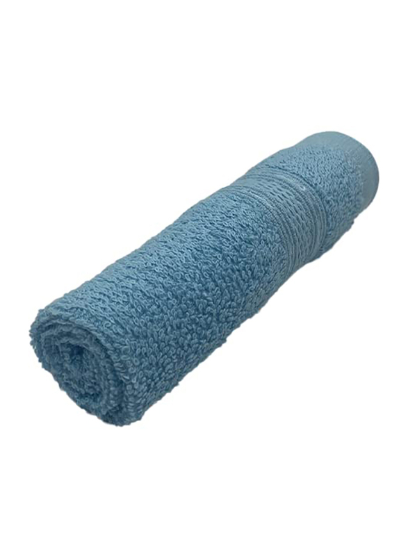 BYFT Daffodil 100% Cotton Hand Towel, 40 x 60cm, Light Blue