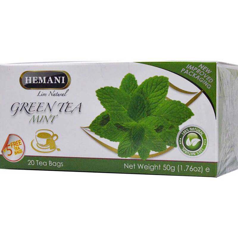 

Hemani Green Tea Mint 40gm