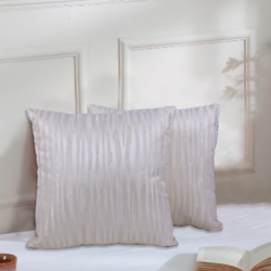 BYFT Bianca Cream 16 x 16 Inch Decorative Cushion Cover Set of 2