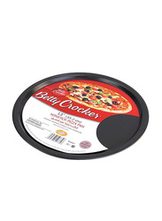 Betty Crocker 33.2cm Non-Stick Carbon Steel Rectangular Pizza Pan, BC1011, Black