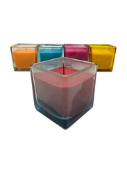 BYFT Square Jar Candle Strawberry Scent